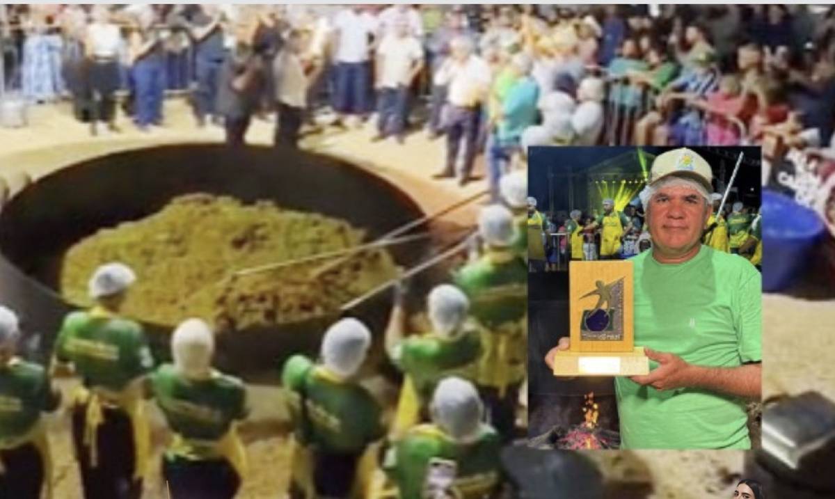 Pontal do Araguaia entra para o RankBrasil com maior panelaço de arroz carreteiro de pequi 