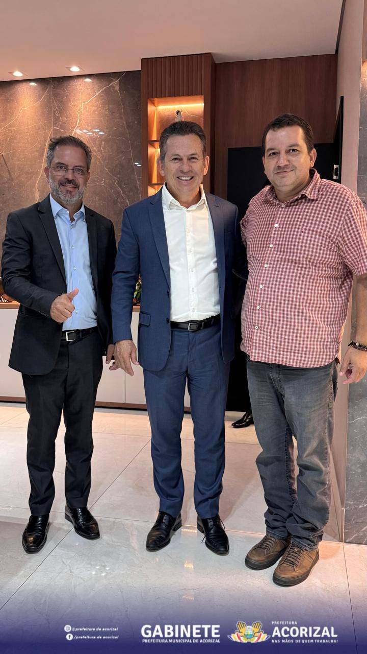 Prefeito de Acorizal e governador alinham projetos estratégicos para o município