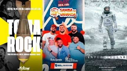 Fim de semana em Cuiabá tem estreias no cinema e diversidade musical