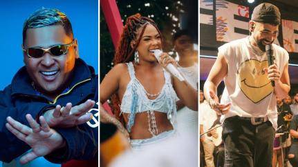 Fim de semana de carnaval, pagode, funk e sertanejo
