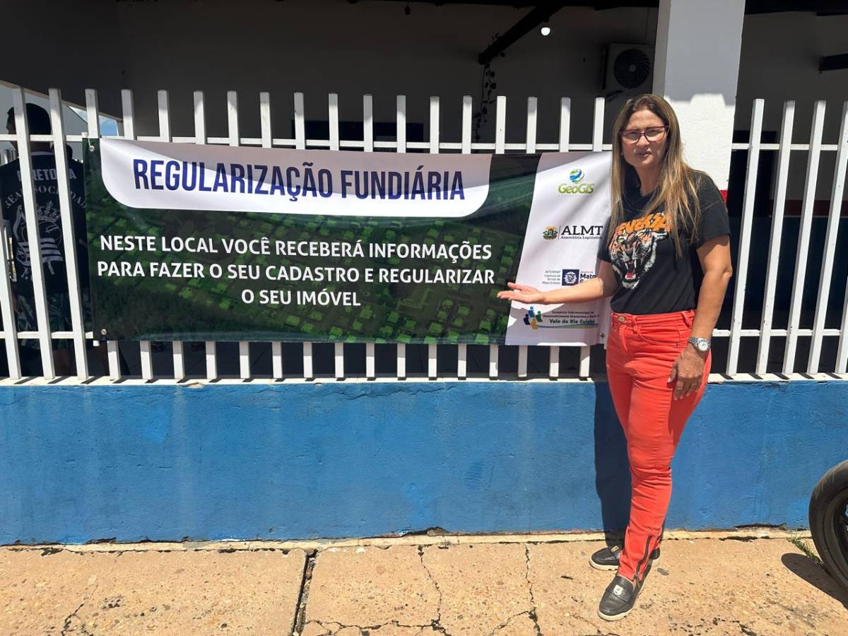 Gestão da prefeita Margareth, em parceria com a Assembleia Legislativa e Intermat, iniciam cadastro para regularização fundiária; <VIDEO>