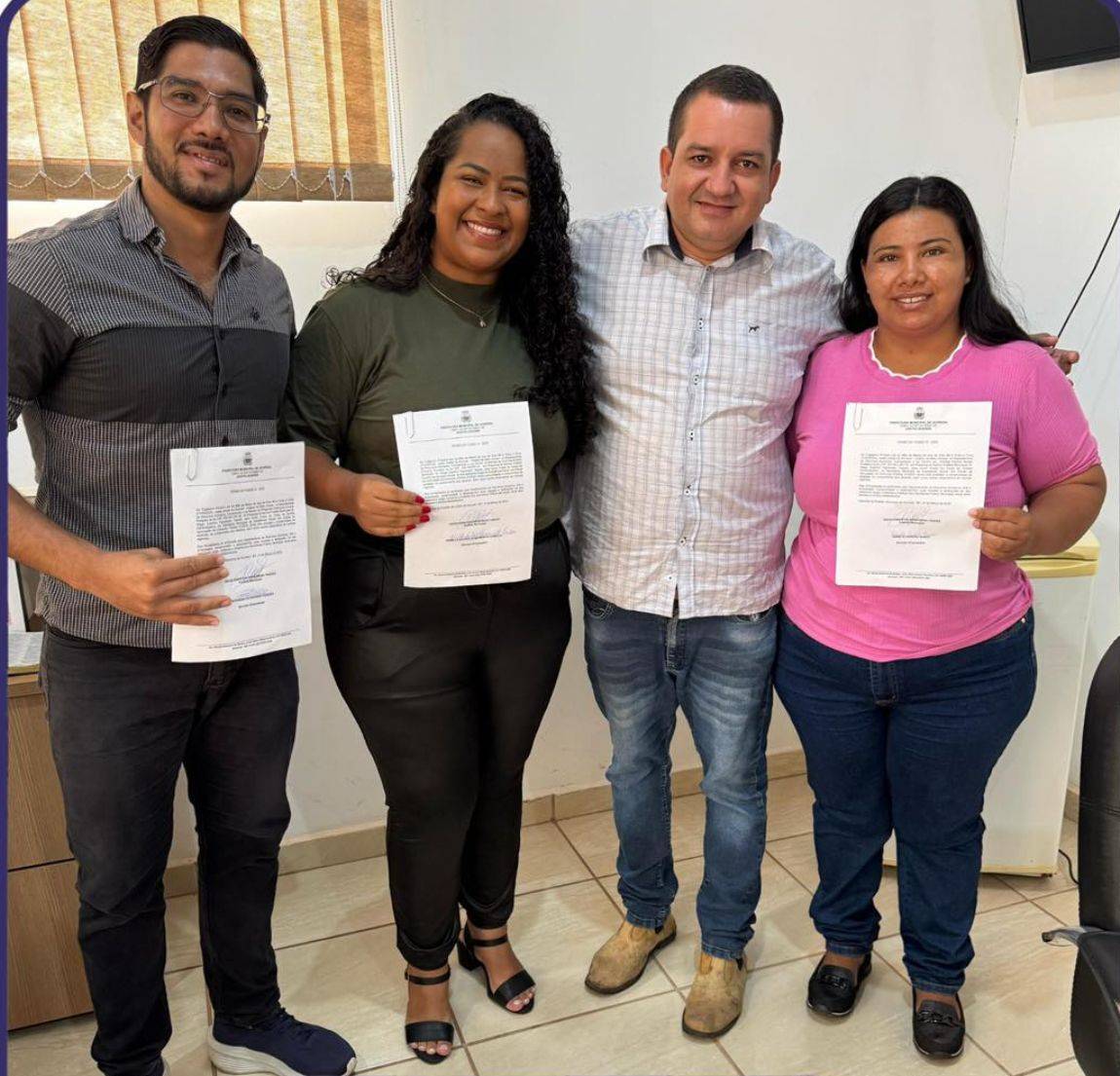 Prefeito de Acorizal dá posse a novos servidores efetivos