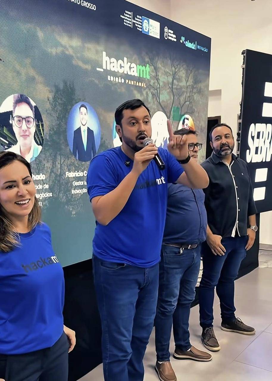 Secretário Allan participa da abertura do HackaMT
