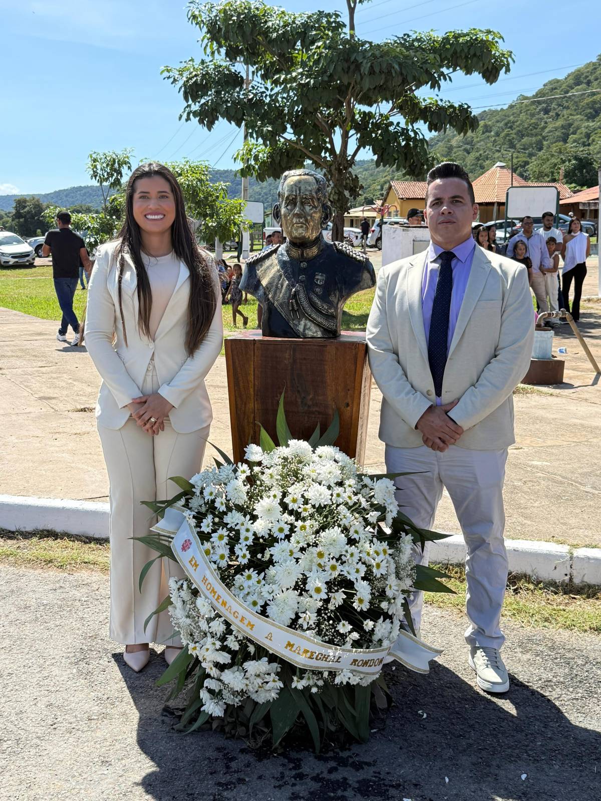 Prefeita Francieli e presidente Rafael exaltam o orgulho de Santo Antônio com o Dia de Rondon; VEJA FOTOS 