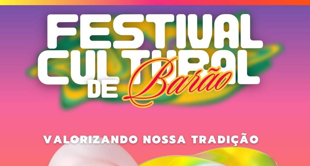 Festival Cultural de Barão é sucesso com comidas típicas, produtos da agricultura familiar e shows;<VIDEO>