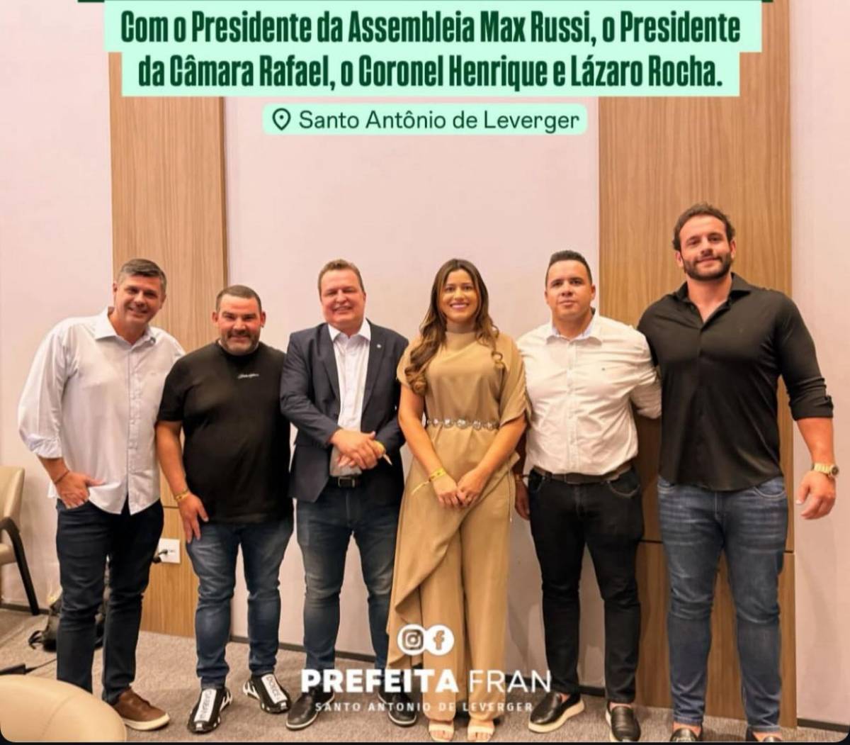 Prefeita Francieli e presidente Rafael Lima, prestigiam abertura de Congresso da Aviação Agrícola do Brasil em Leverger
