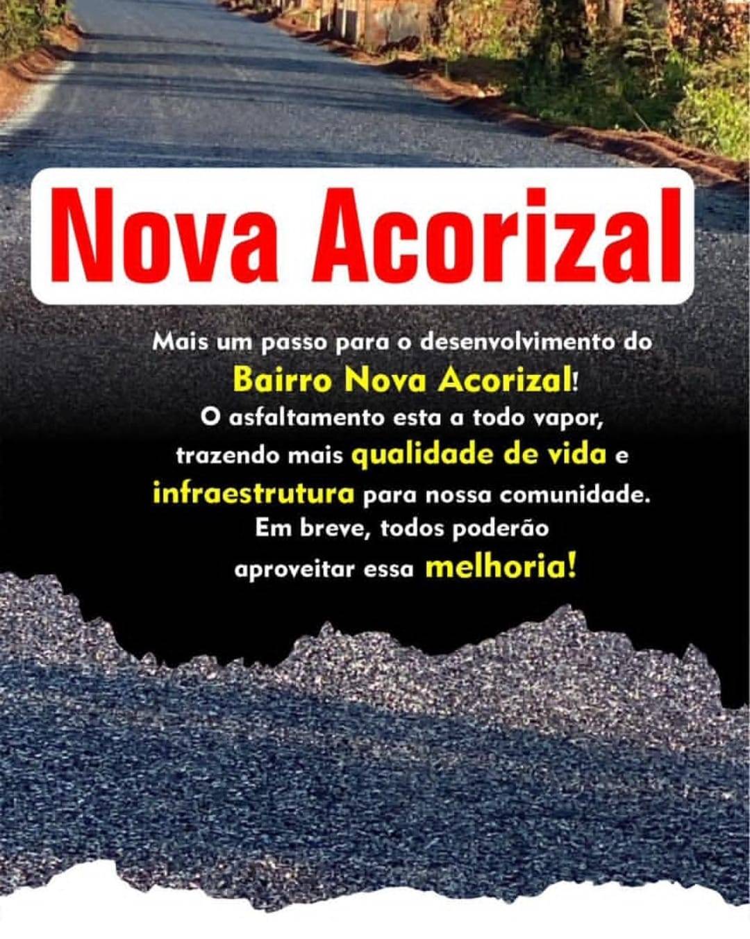 Gestão de Diego Taques vai investir R$ 1,5 milhão em lama asfáltica para pavimentação no município de Acorizal