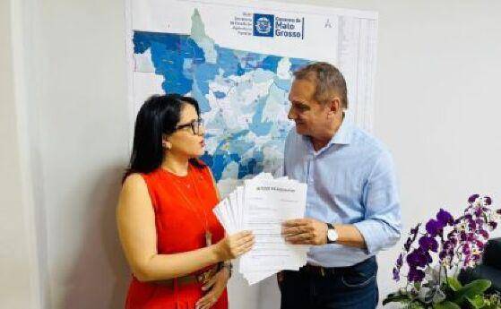 Wilson Santos atende comunidades rurais de Santo Antônio de Leverger, Barão de Melgaço com itens agrícolas cedidos pela Seaf