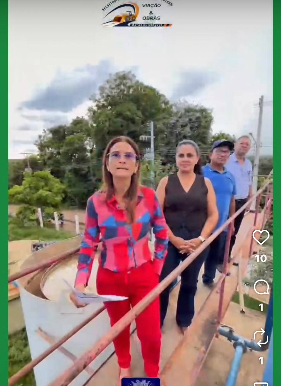 Prefeita Margareth esclarece problema no fornecimento de água em Barão e adquire nova bomba para captação <VIDEO>