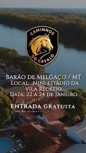 Prefeitura apoia Projeto Caminhos do Cavalo e leva capacitação e entretenimento a Barão de Melgaço <span class=