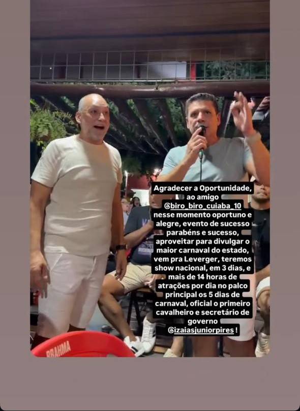 Secretário Izaias Junior revela atrações e agenda do Carnaval de Leverger 2026 <VIDEO>