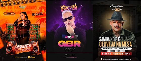 Fim de semana em Cuiabá tem esquenta de Carnaval, shows e Supercopa do Brasil