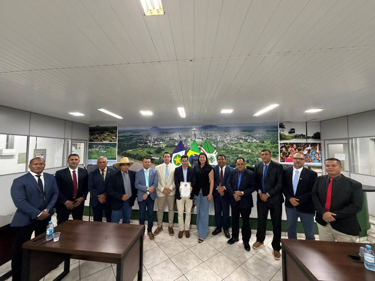 Câmara de Santo Antônio de Leverger entrega Título de Cidadão ao deputado federal Fábio Garcia