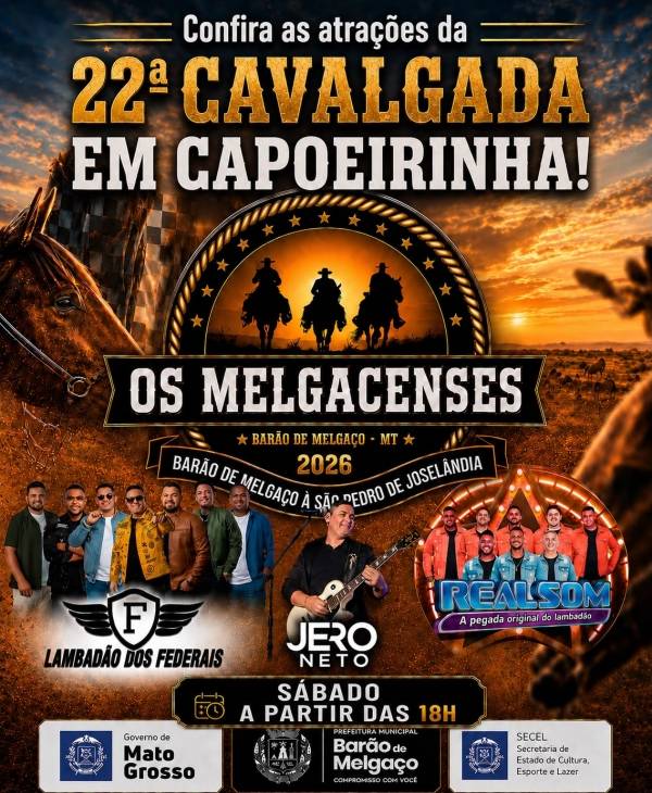 Prefeita convoca população para participar da 22ª Cavalgada Pantaneira 