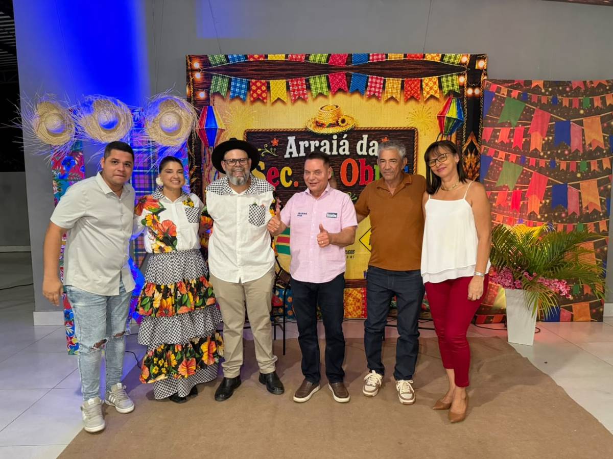 Arraial da Secretaria de Obras reúne servidores, famílias e lota noite de confraternização em Leverger