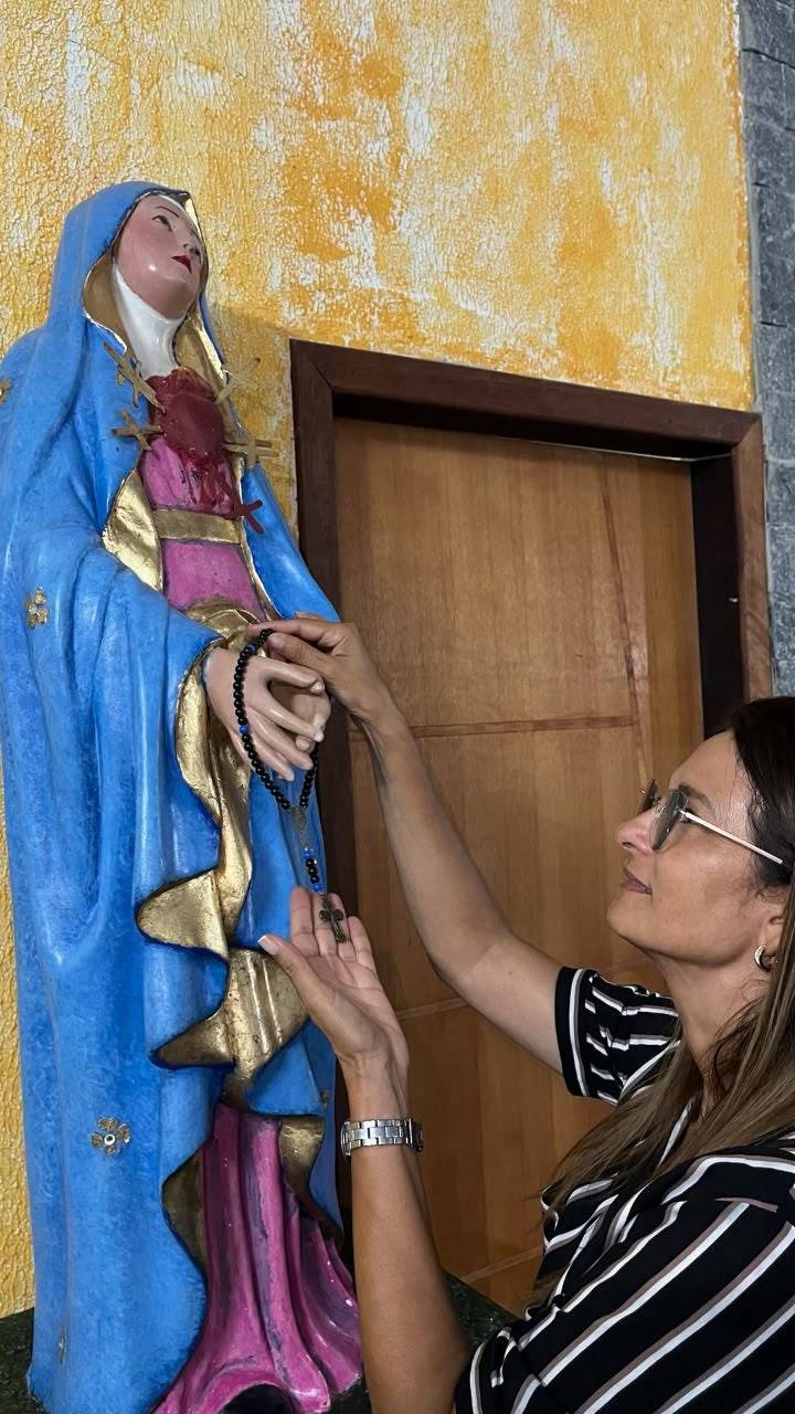 Prefeita Margareth homenageia Nossa Senhora das Dores, padroeira de Barão de Melgaço; <span class=