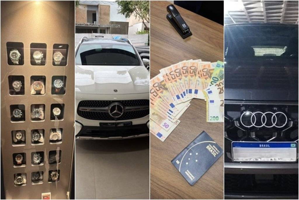 PF confisca carros e relógios de luxo em ação que prendeu presidente do TCE