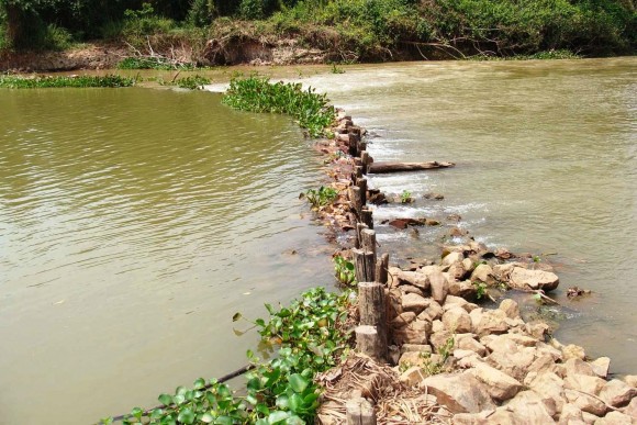 Concluído a reconstrução de barragens da Baía de Chacororé