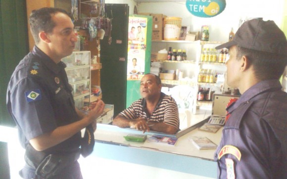 Mj PM Esnaldo faz visita a região da Agrovila das Palmeiras