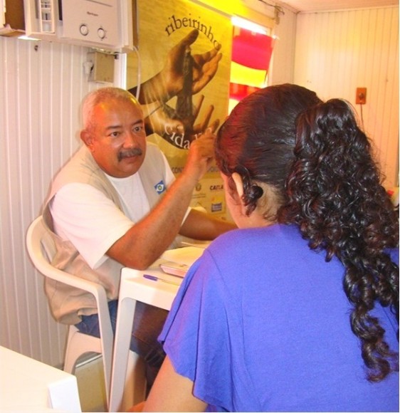 O Defensor Air Praeiro idealizador do Projeto Cidadão Ribeirinho