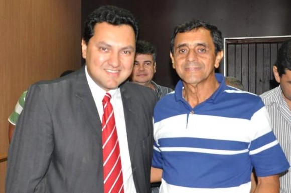 O prefeito Ugo Padilha e o defensor público-geral, André Luiz Prieto