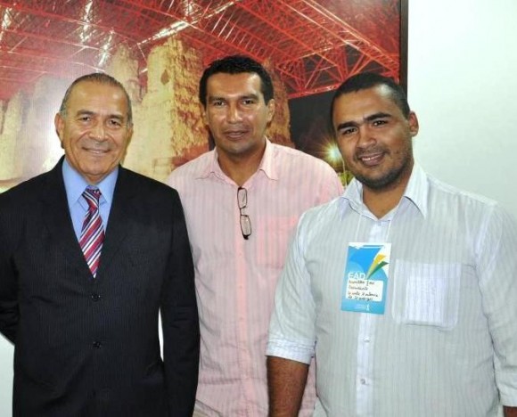 Dirigentes do PMDB em Santo Antônio, a sigla esta vetada pelo PDT