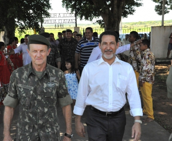 Oscemário Daltro foi o representante na visita do General a Mimoso