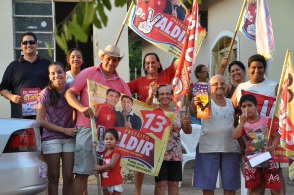 Dr.Valdir afirma que tem obtido êxito durante as caminhadas.