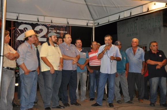 Celso Nogueira realizou um dos seus últimos comício neste sábado