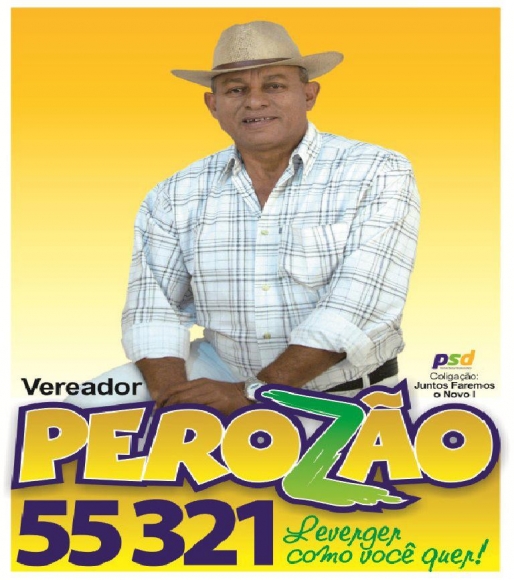 Com 362 votos, Perozão se elege vereador em Santo Antônio