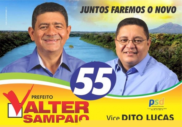 Justiça Eleitoral reprova prestação de Contas de Campanha de Walter Sampaio e D