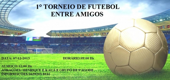 Torneio de futebol, música ao vivo e almoço vai movimentar a localidade neste s???