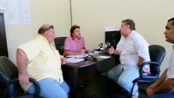 Deputado Romoaldo Jr se reúne com Valdir na tarde desta segunda-feira