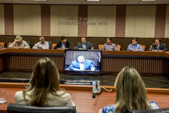 Prefeito de Santo Antônio participa de encontro com Pedro Taques na manhã desta ter??