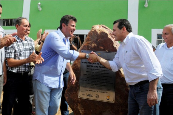 Marcelo Ribeiro e Silval, inauguram Memorial da Guerra do Paraguai