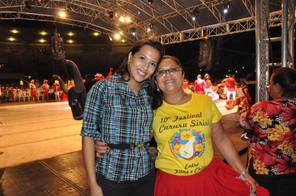 Iracy Cruz do Renovação da Varginha que encerrou o Festival de Siriri