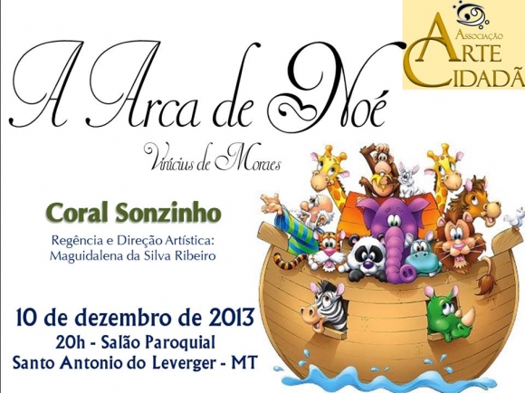 Coral infantil da Associação Arte Cidadã de Santo Antônio faz apresenta?