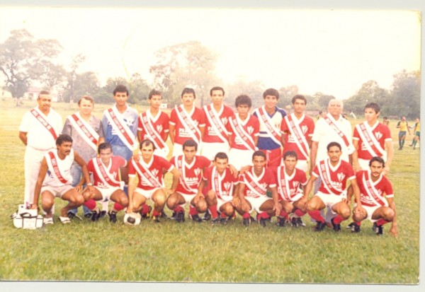 S.A.E.C. no jogo das faixas de campeão municipal em 1983