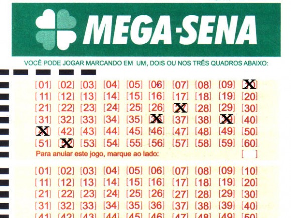 MEGA-SENA ACUMULA E DEVE PAGAR  R$ 25 MILHÕES
