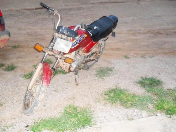 Moto é recuperada em Boca de Fumo na Agrovila das Palmeiras