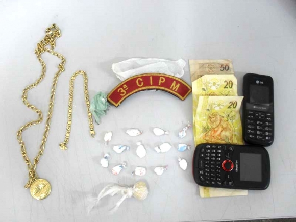 Traficante da região do Tijucal é preso pela PM em Santo Antônio