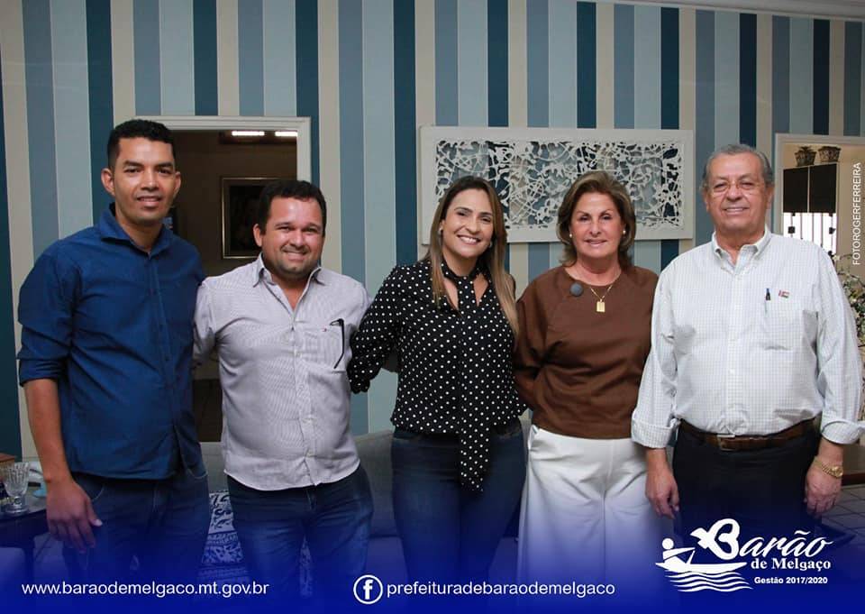 Prefeito e primeira dama do município cobram de Jayme Campos, emenda parlamentar para São Pedro de Joselândia 