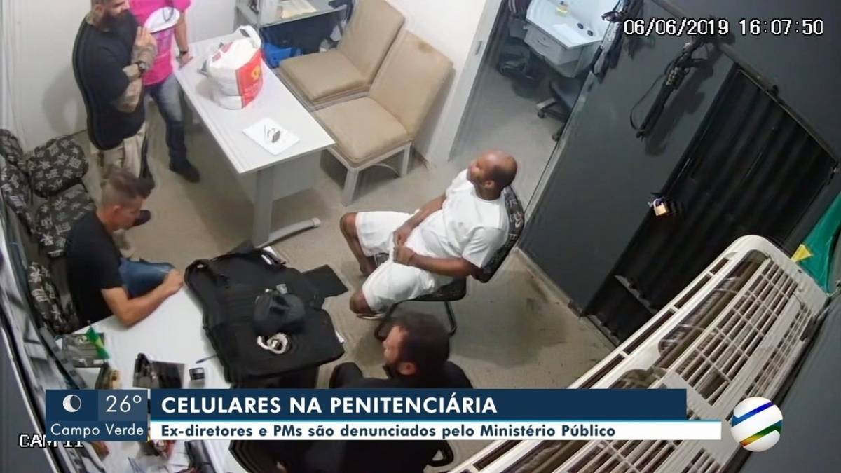 Vídeo mostra reunião de servidores, policiais e líder do CV