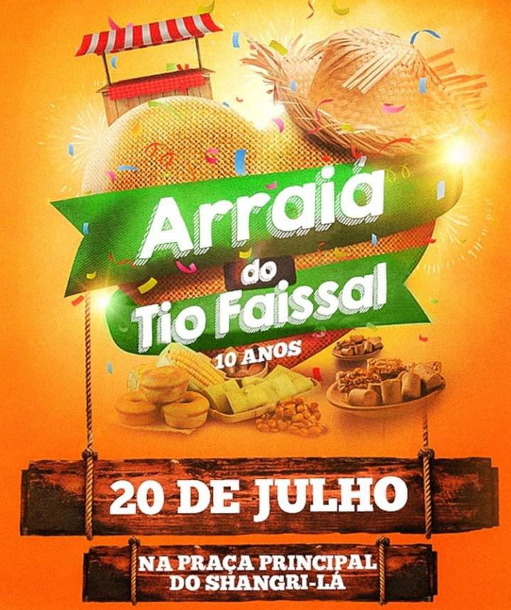 Tradicional comemoração julina será no próximo sábado, dia 20 de julho