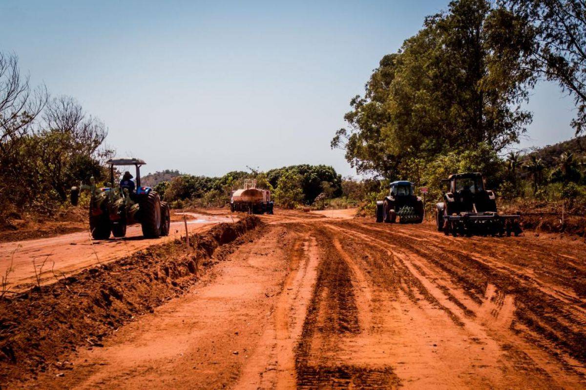 Pavimentação da rodovia de Chapada à Água Fria entra na fase final e vai impulsionar economia