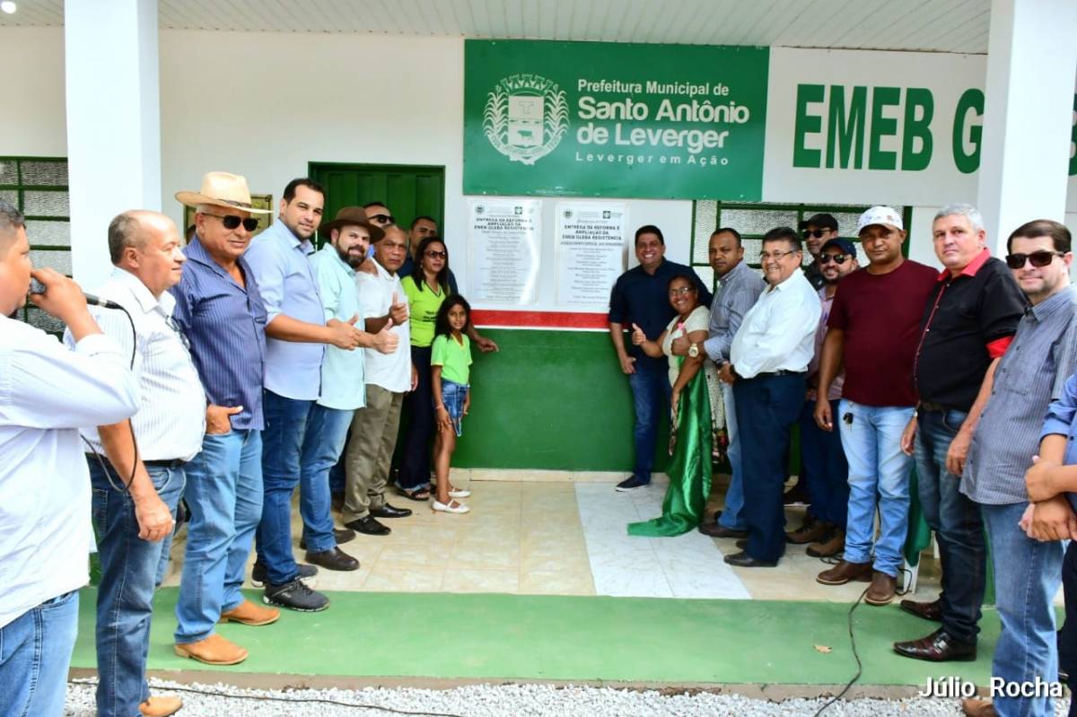 Reforma e ampliação de escola em Santo Antônio uniu esforços da prefeitura, câmara e associação de moradores