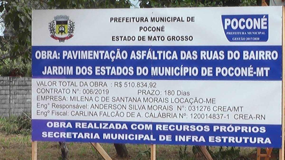 Prefeito entrega asfalto em bairros da cidade pantaneira 