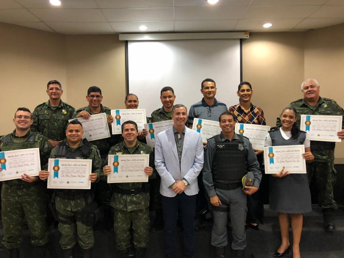 Faissal homenageia o Batalhão da Polícia Militar Ambiental de Mato Grosso