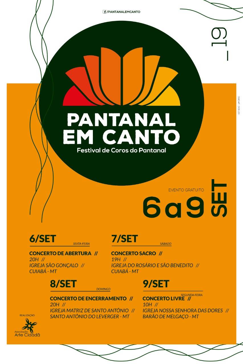 15 corais se apresentarão em evento realizado por Associação de canto e música 