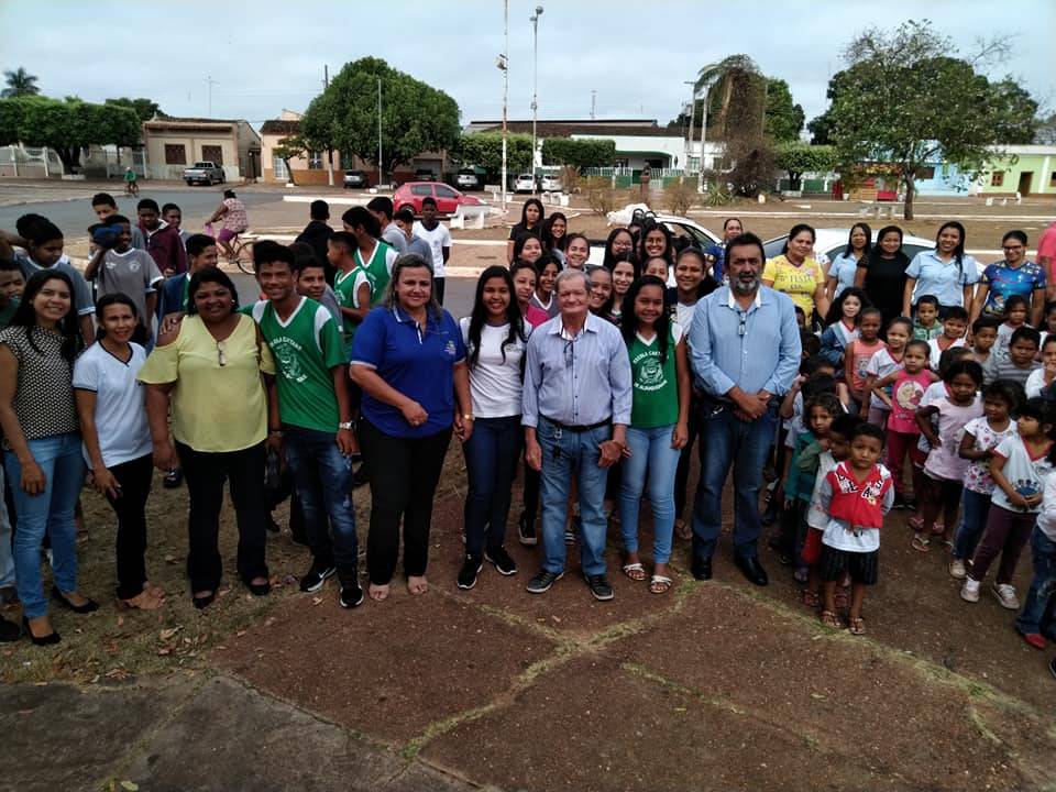 A Secretaria Municipal de Educação, deu início a programação alusiva ao dia 07 de setembro.